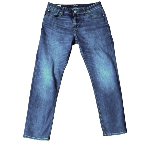 Men’s Jack & Jones Medium-Washed Denim Comfort Fit Mike-Style Jeans W36/L34 - Picture 6 of 15